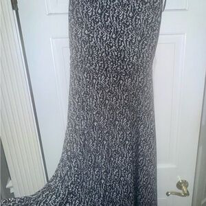 Dressbarn Black and White Maxi Skirt
